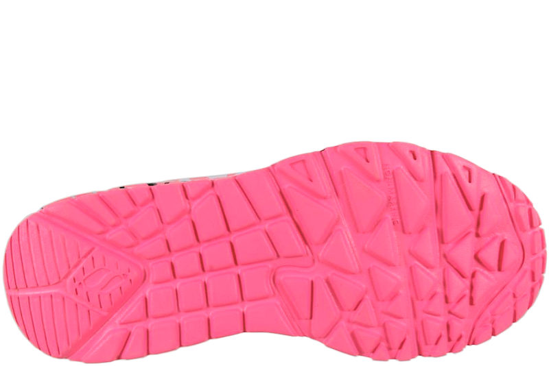 SKECHERS UNO LITE - METALLIC LOVE HOT PINK SNEAKER