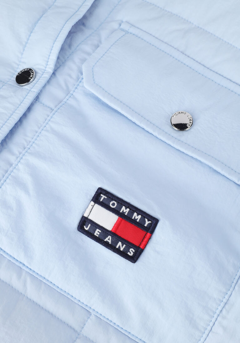TOMMY JEANS blauwe tommy jeans jack tjw lightweight padded shacket