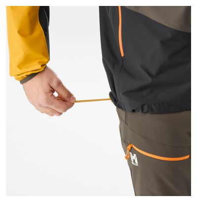 Veste Imperméable Millet Rutor Light 2.5L Noir/Jaune