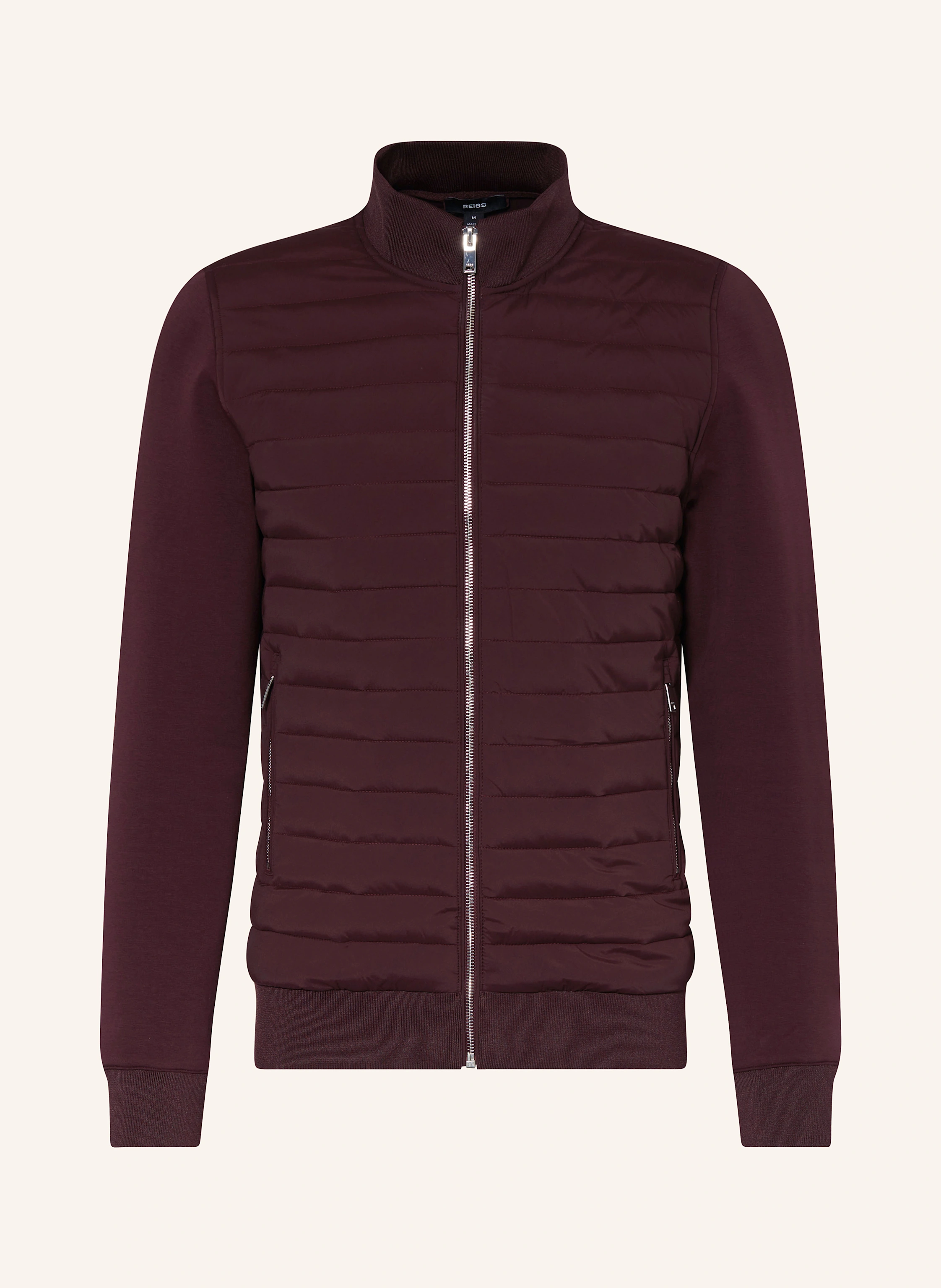 REISS Steppjacke im Materialmix