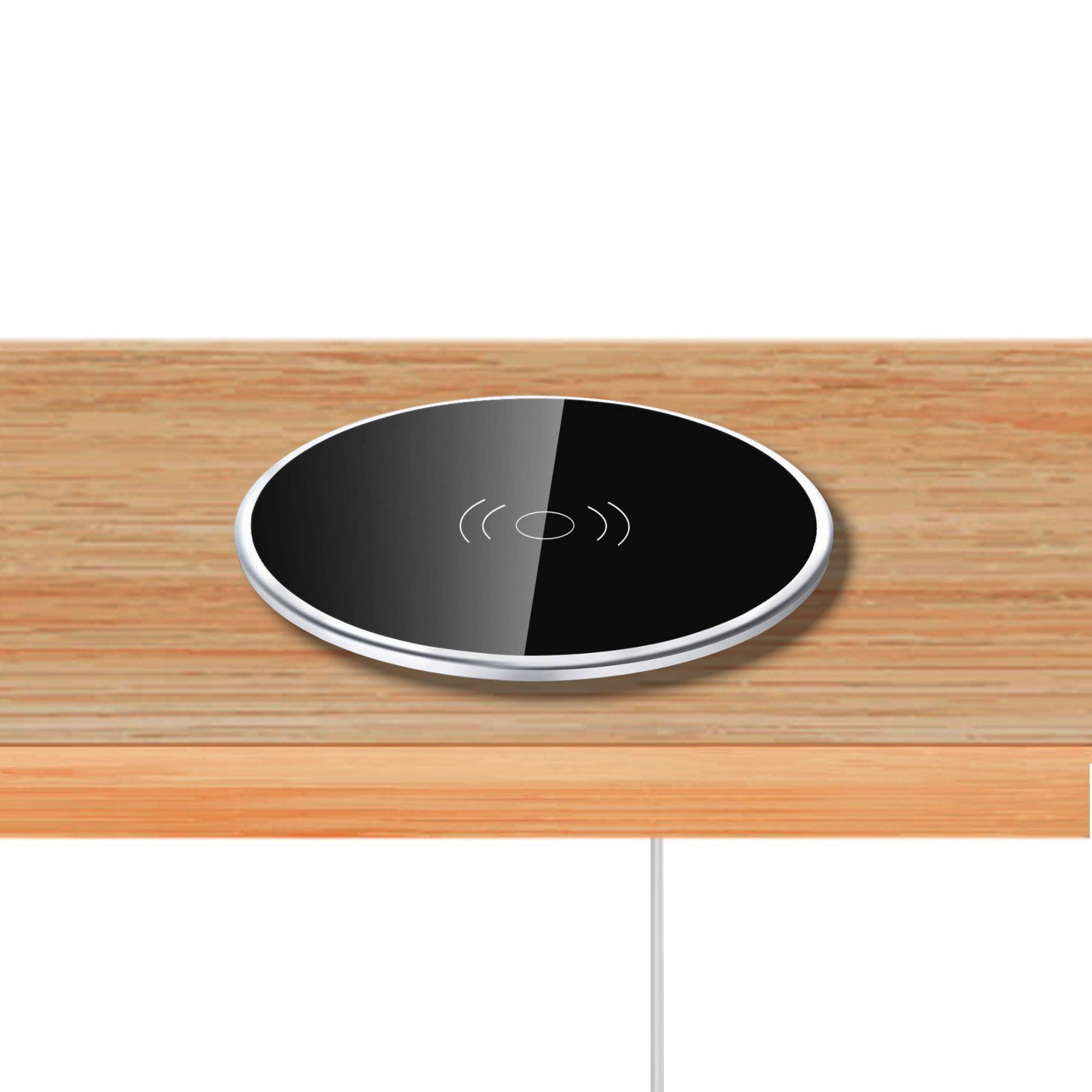 Drahtlose Einbau-Schnellladestation 20 Watt für Smartphone und Tablet (QI)