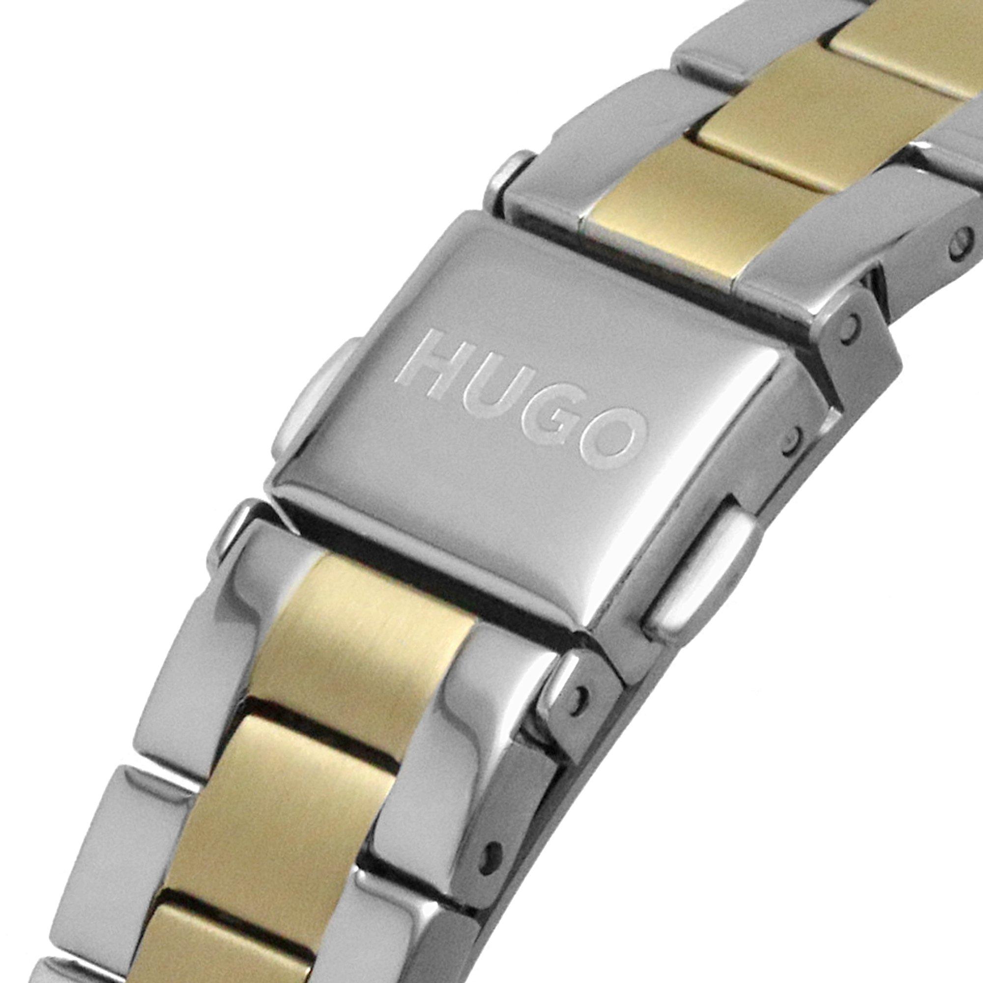 Hugo Edgy Two Tone Bracelet Watch Womens