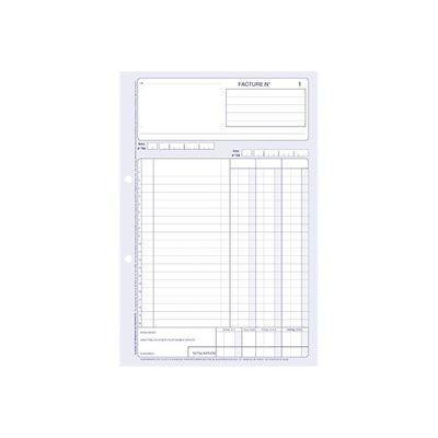 ELVE - Manifold Carnet de factures - 50 tripli - A4