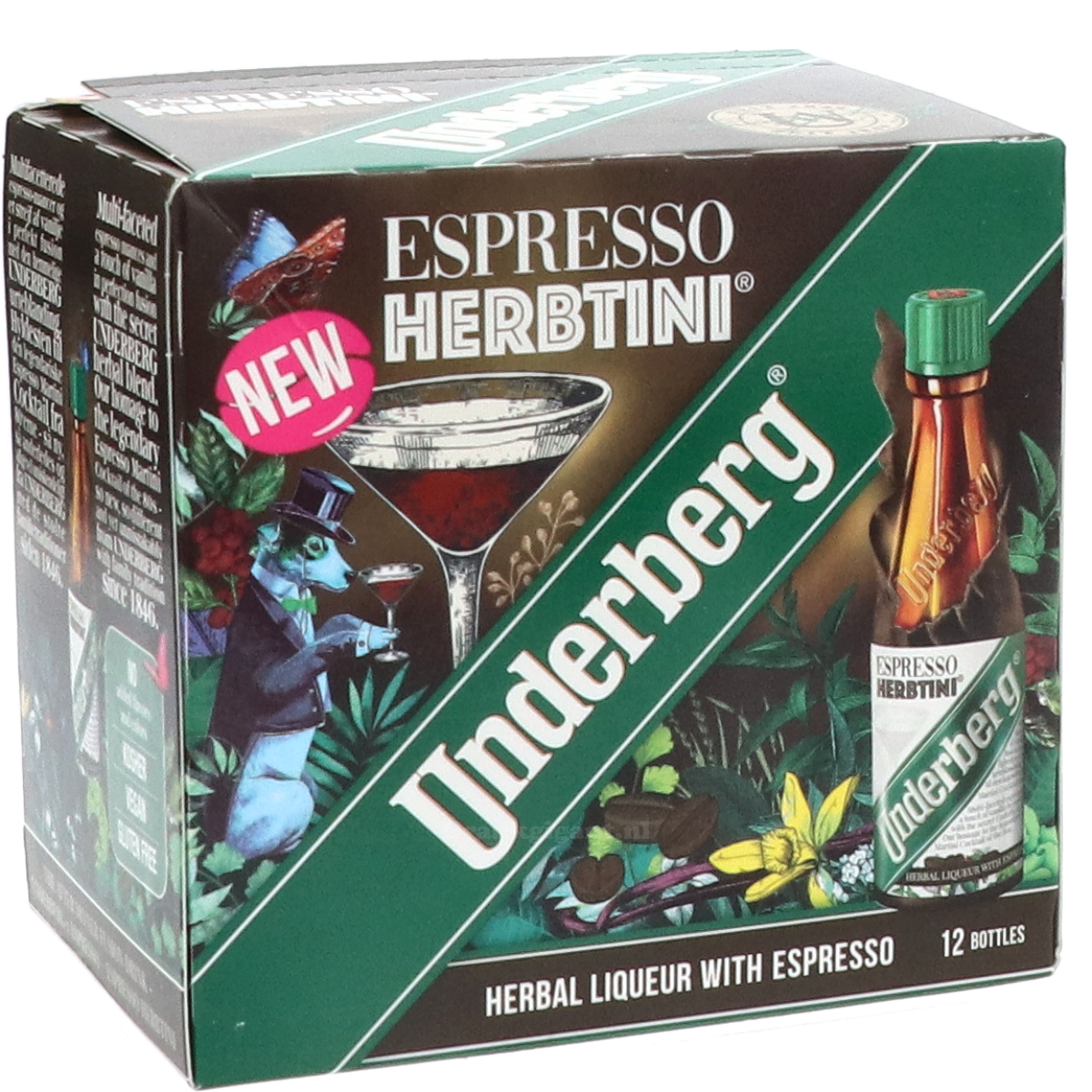 Underberg Espresso Herbtini Box 12 St. 24 cl