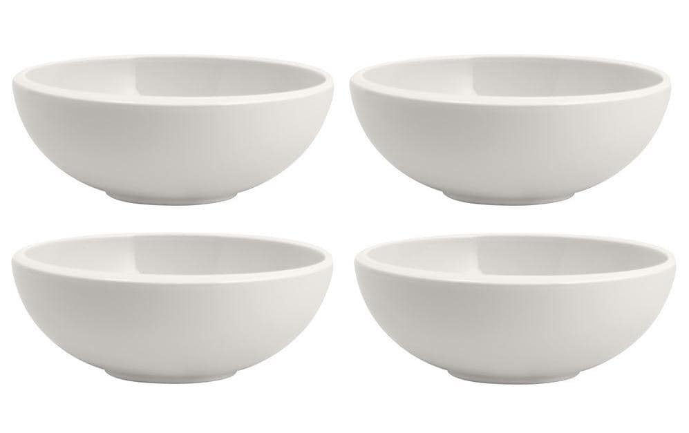 Schale NewMoon 16.5 cm, 4 Stück, WeissSchalen aus Porzellan, 750 ml