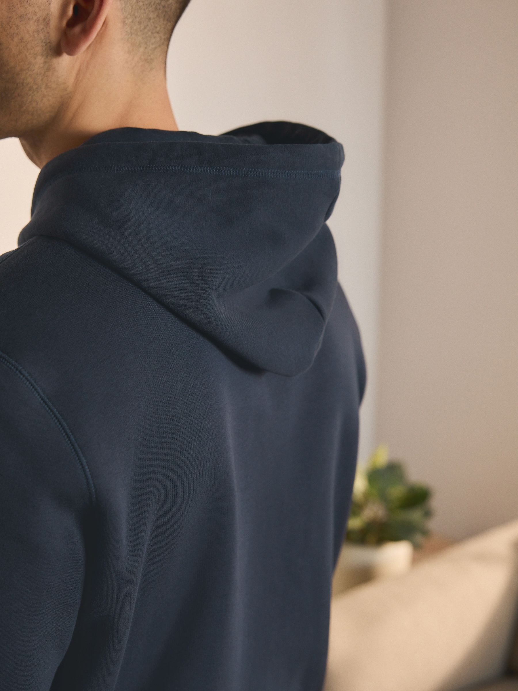 Donkerblauw - Enkele - Hoodie