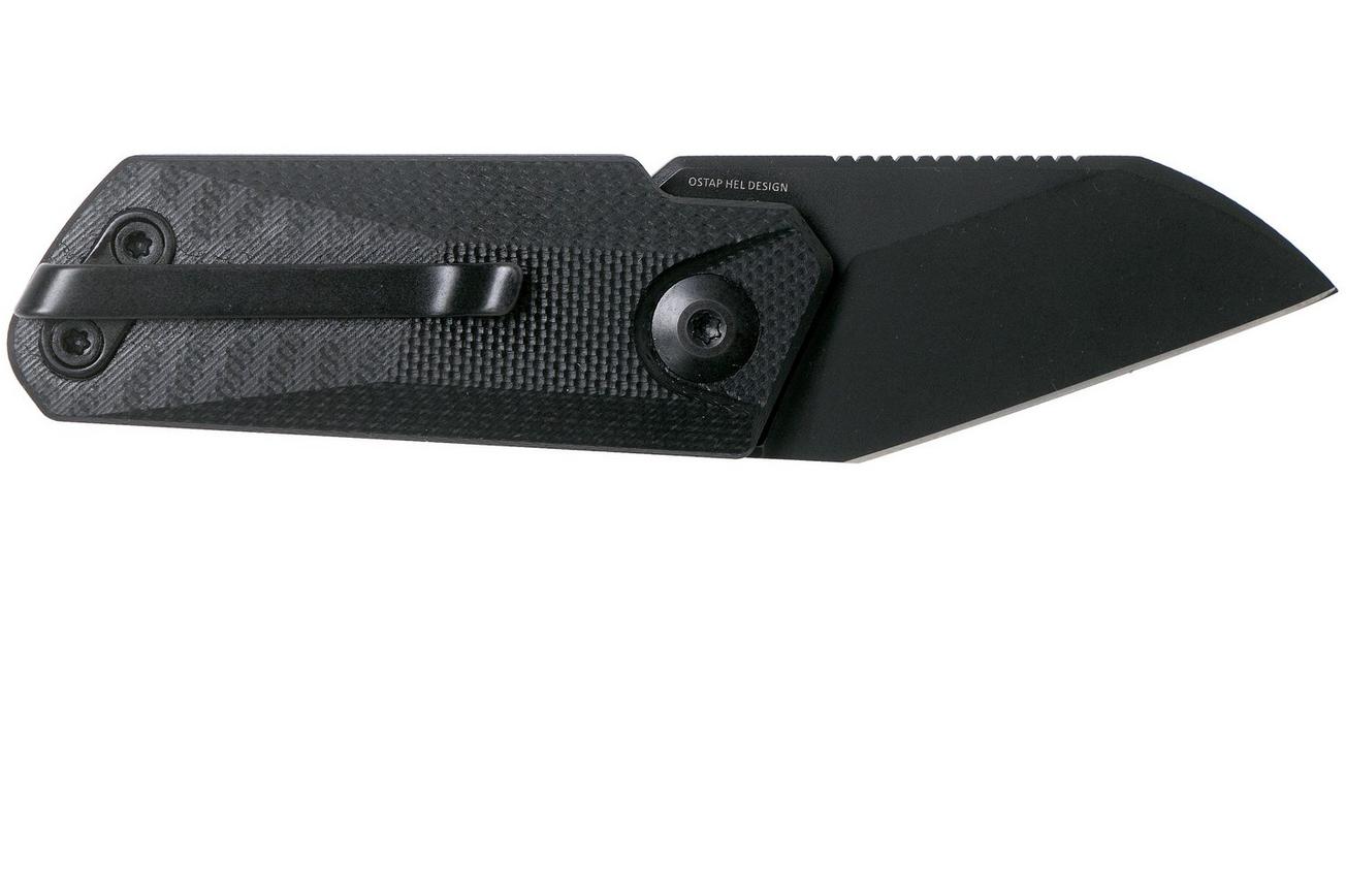 Civivi Ki-V C2108B Black G10 zakmes, Ostap Hel design