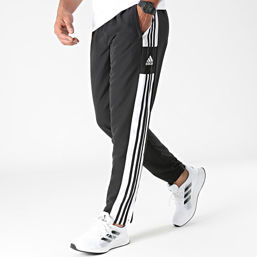 Pantalon Jogging A Bandes Squadra 21 Presentation GT8795 Noir