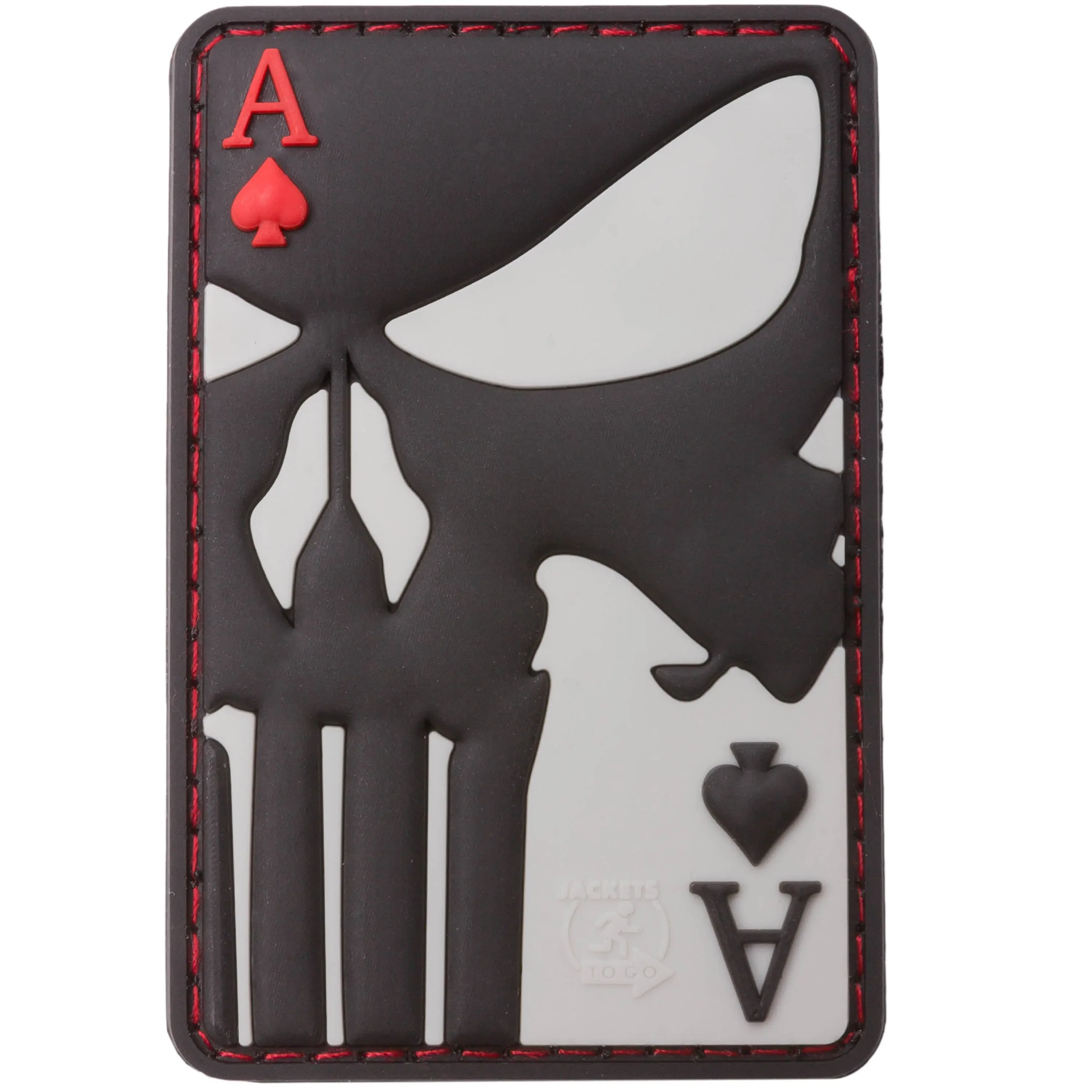 Jackets To Go -  JTG 3D Patch Punisher Ace of Spades fullcolor