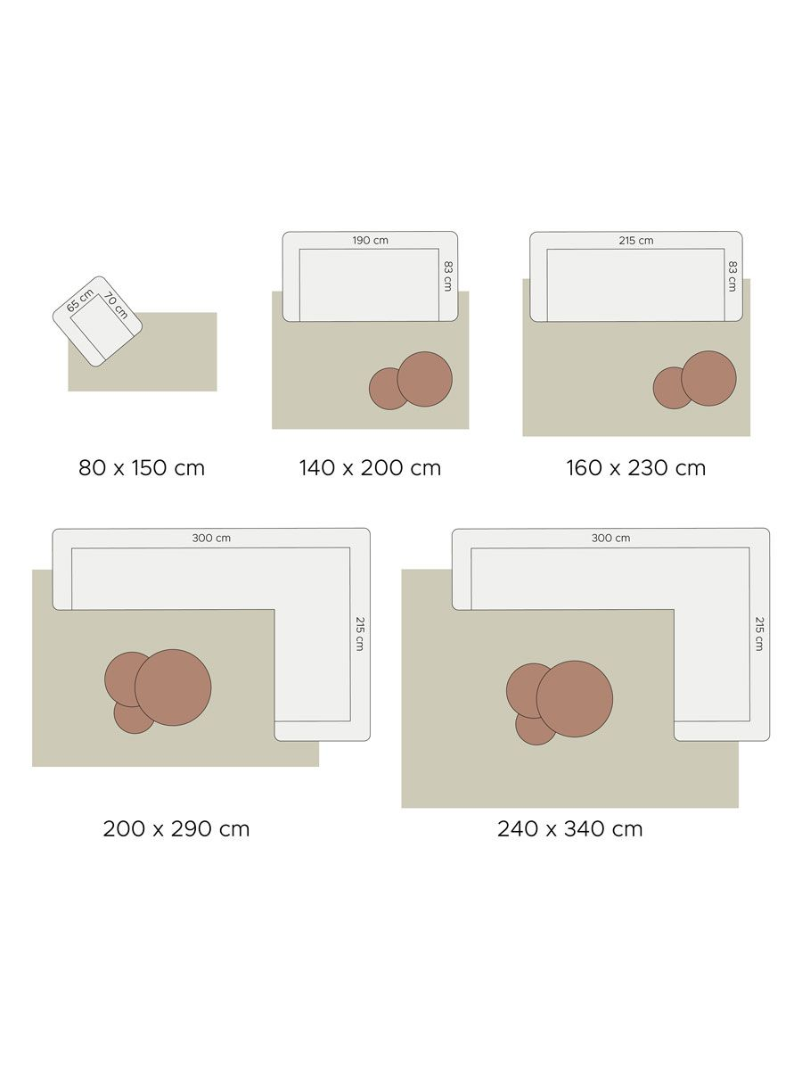 Vloerkleed Buddy Grey 240x340 cm