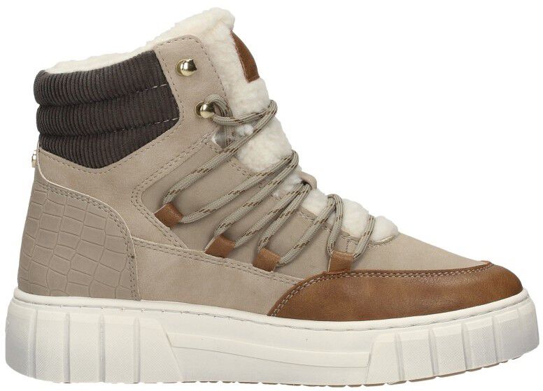 Mustang Veterschoenen Hoog taupe