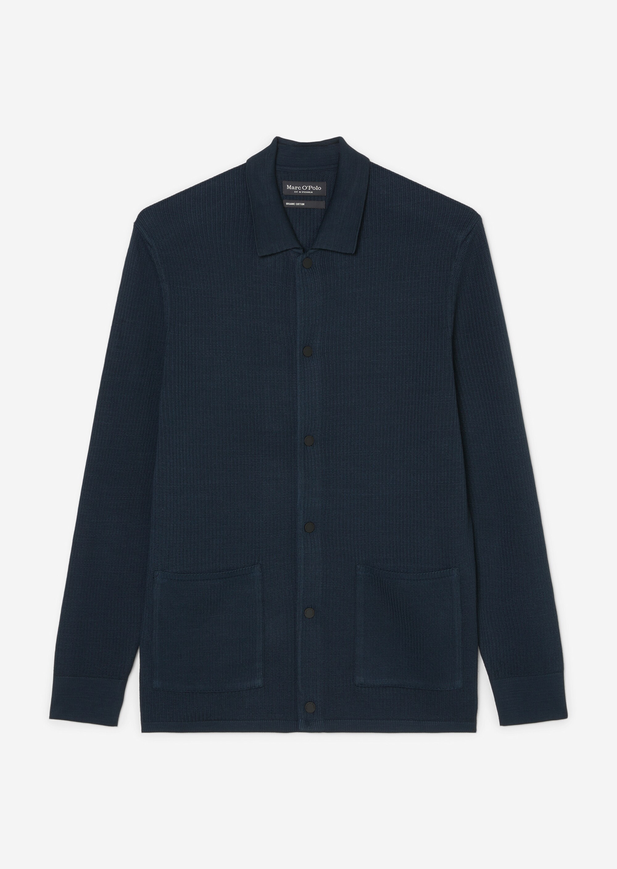 Strickjacke regularund Druckknöpfen