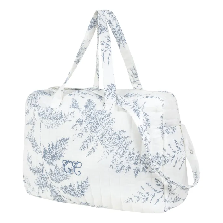 Tartine et Chocolat Sac et matelas à langer feuillage | Bleu marine