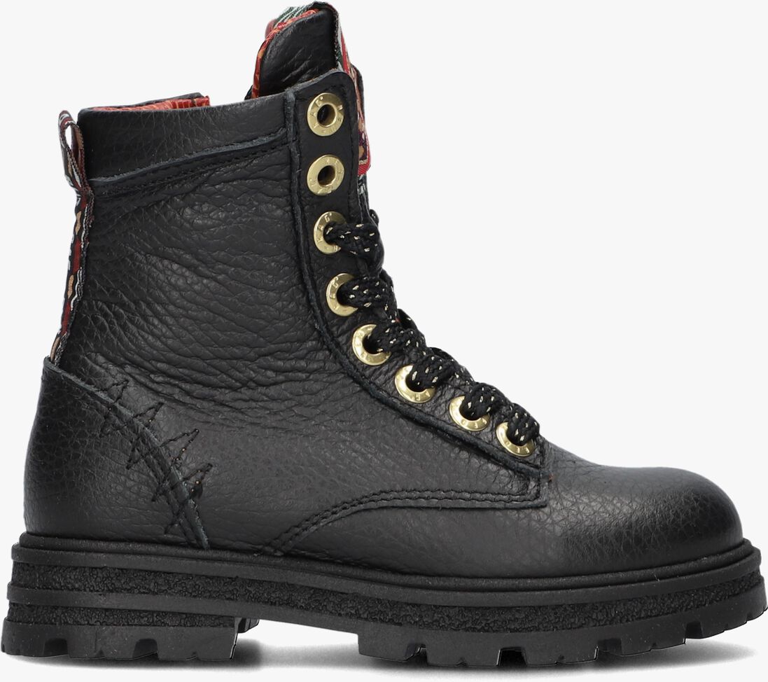 RED-RAG zwarte red-rag veterboots 12438