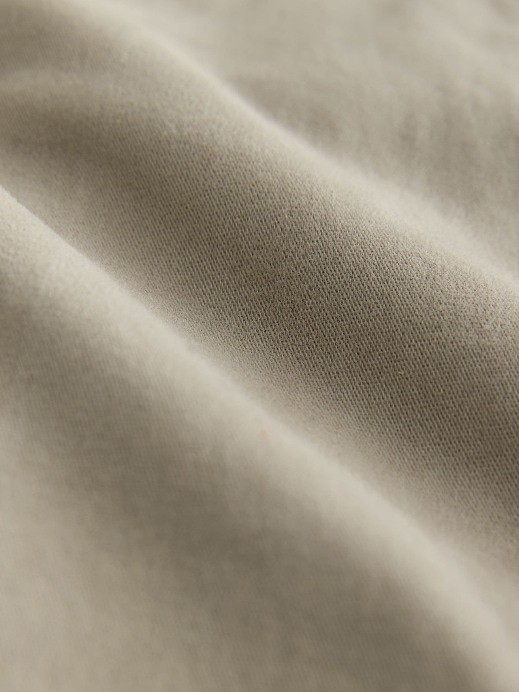 Pastelgeel - Straight fit - Katoenen cargostretchbroek