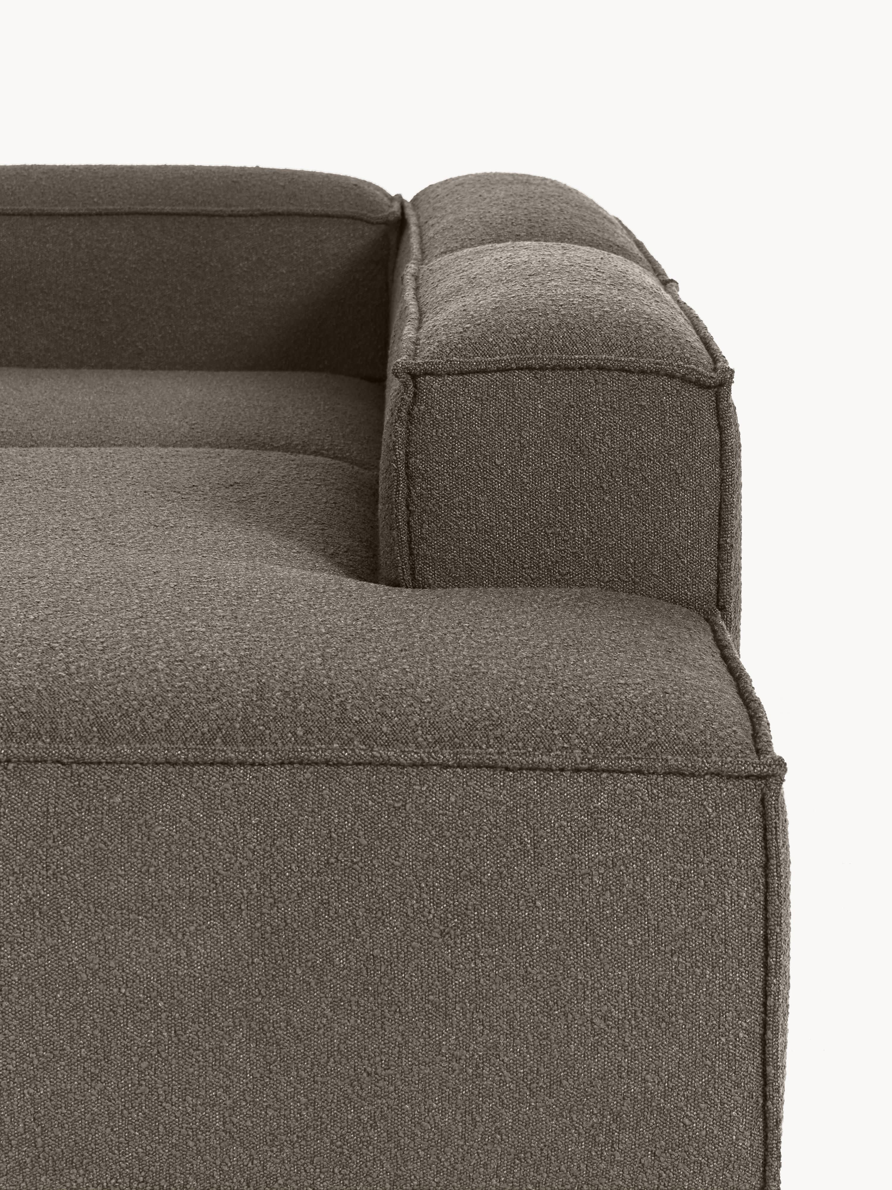 Bouclé modulaire XL hoekbank Lennon (4-zits)
