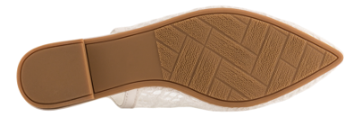 NOË Collection Slingback Mesh Ballerina Hvid 2416101690 | Skoringen