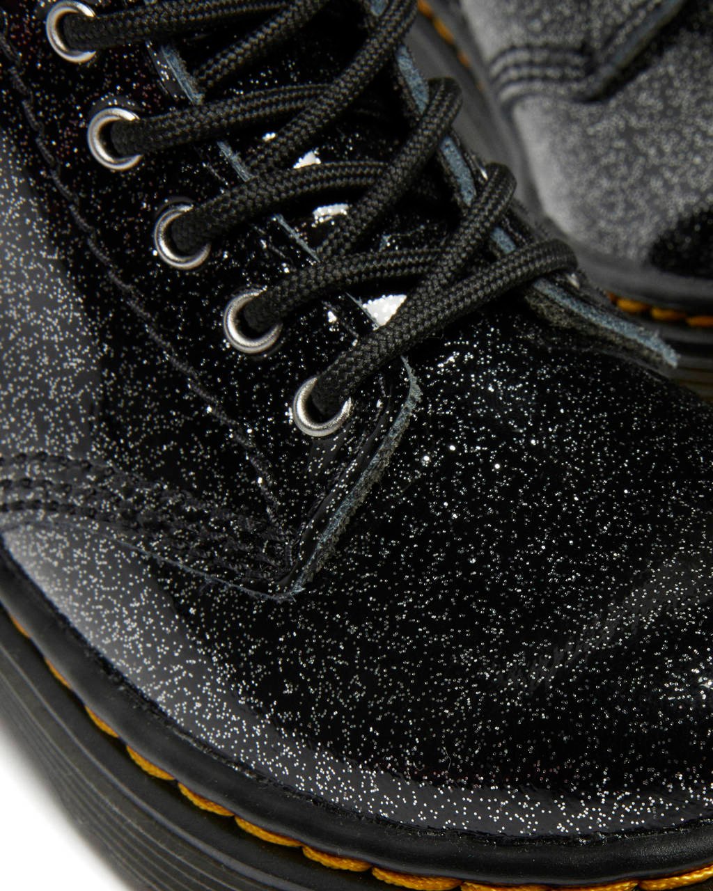 Dr. Martens 1460 Tleren veterboots met glitters zwart