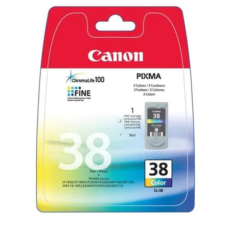 Canon CL-38 Original Druckerpatrone, 9 ml, Color