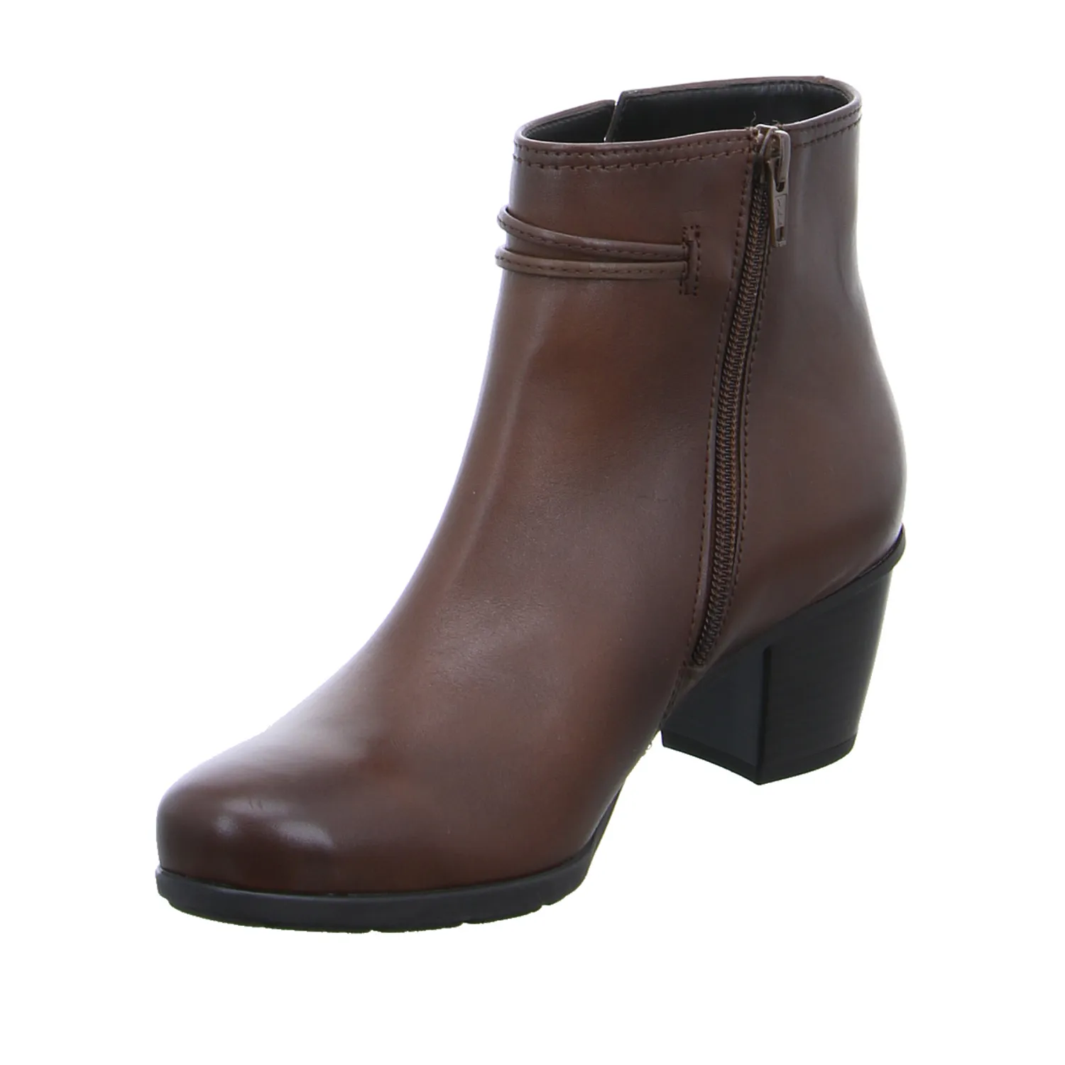 GABOR Stiefelette Braun Leder