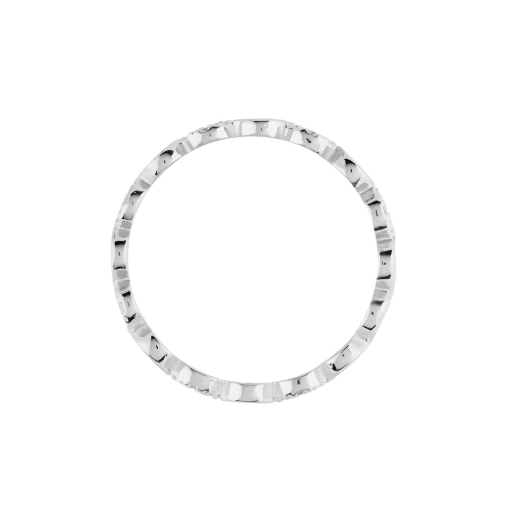 Bague Argent Blanc Capricia Oxydes De Zirconium