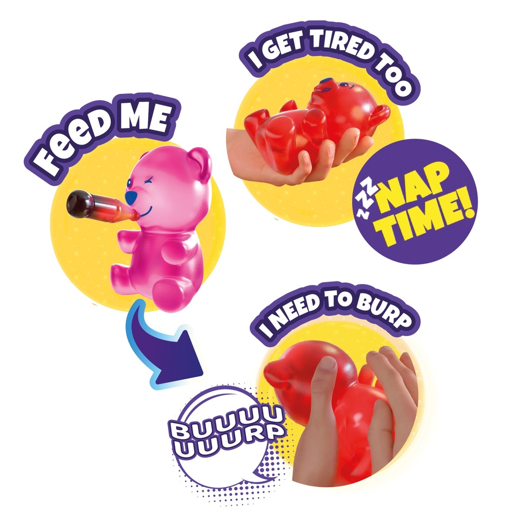 Jiggly Pets Gummibärchen mit 20 verschiedenen Geräuschen und Reaktionen