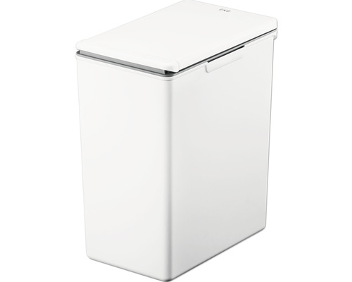 EKO Morandi Touch Bin met scharnierend deksel, 20 l, wit
