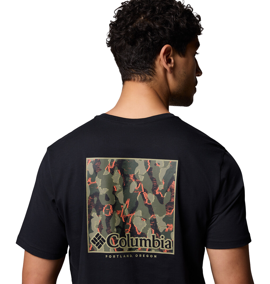 COLUMBIA<br>Camiseta de manga curta com o logotipo North Cascades nas costas