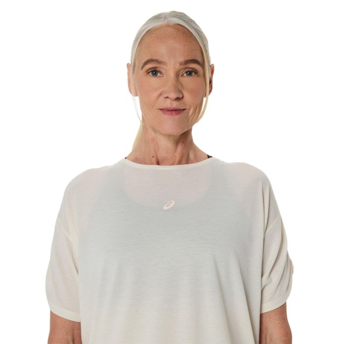 Asics Dame T-shirts Nagino Run SS Top Hvid