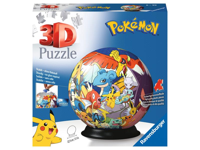 Ravensburger 3D Puzzle Pokémon Ball Dreidimensionales Puzzle