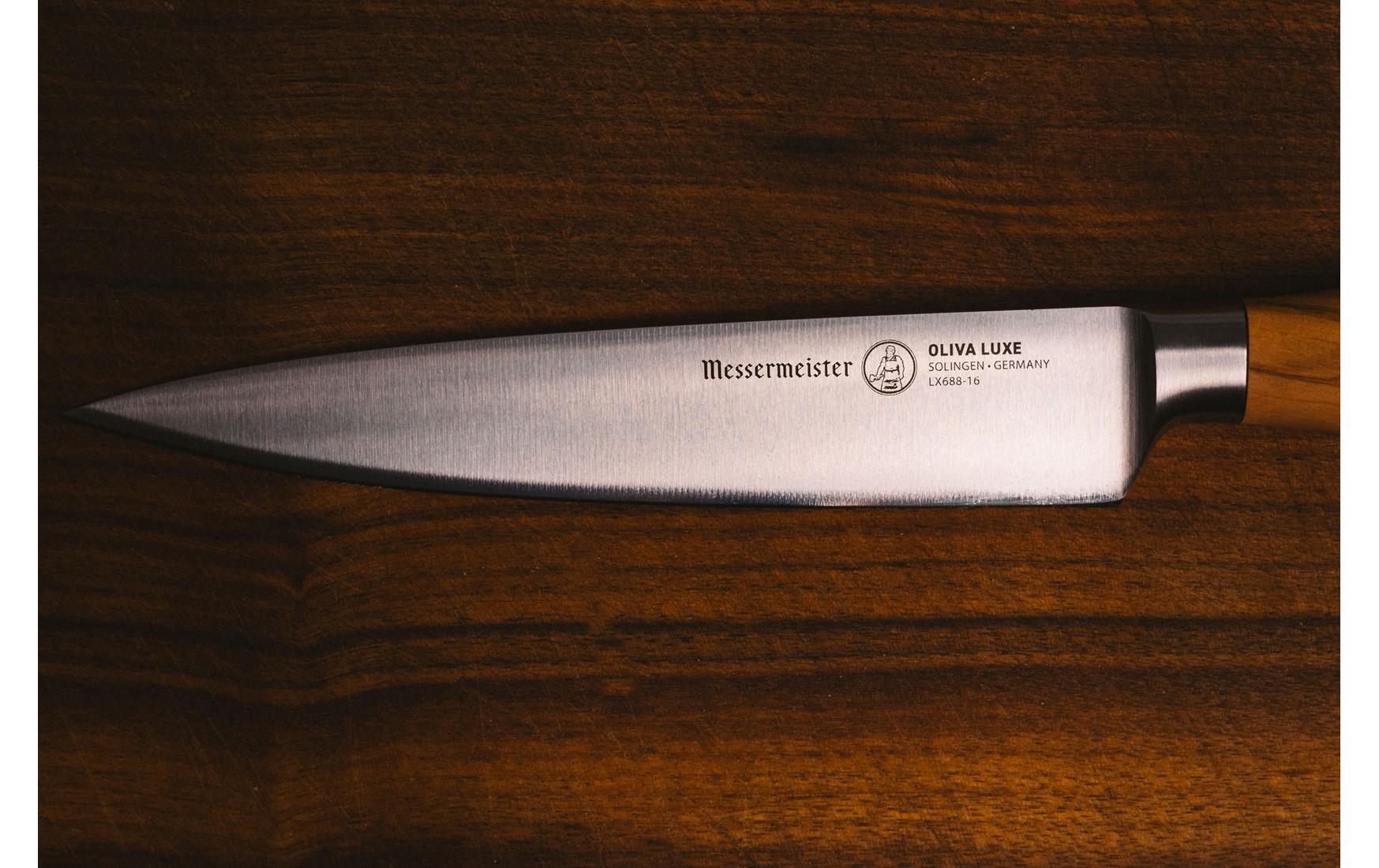 Universalmesser Oliva Luxe 16.5 cm, Nature/SilberAllzweckmesser