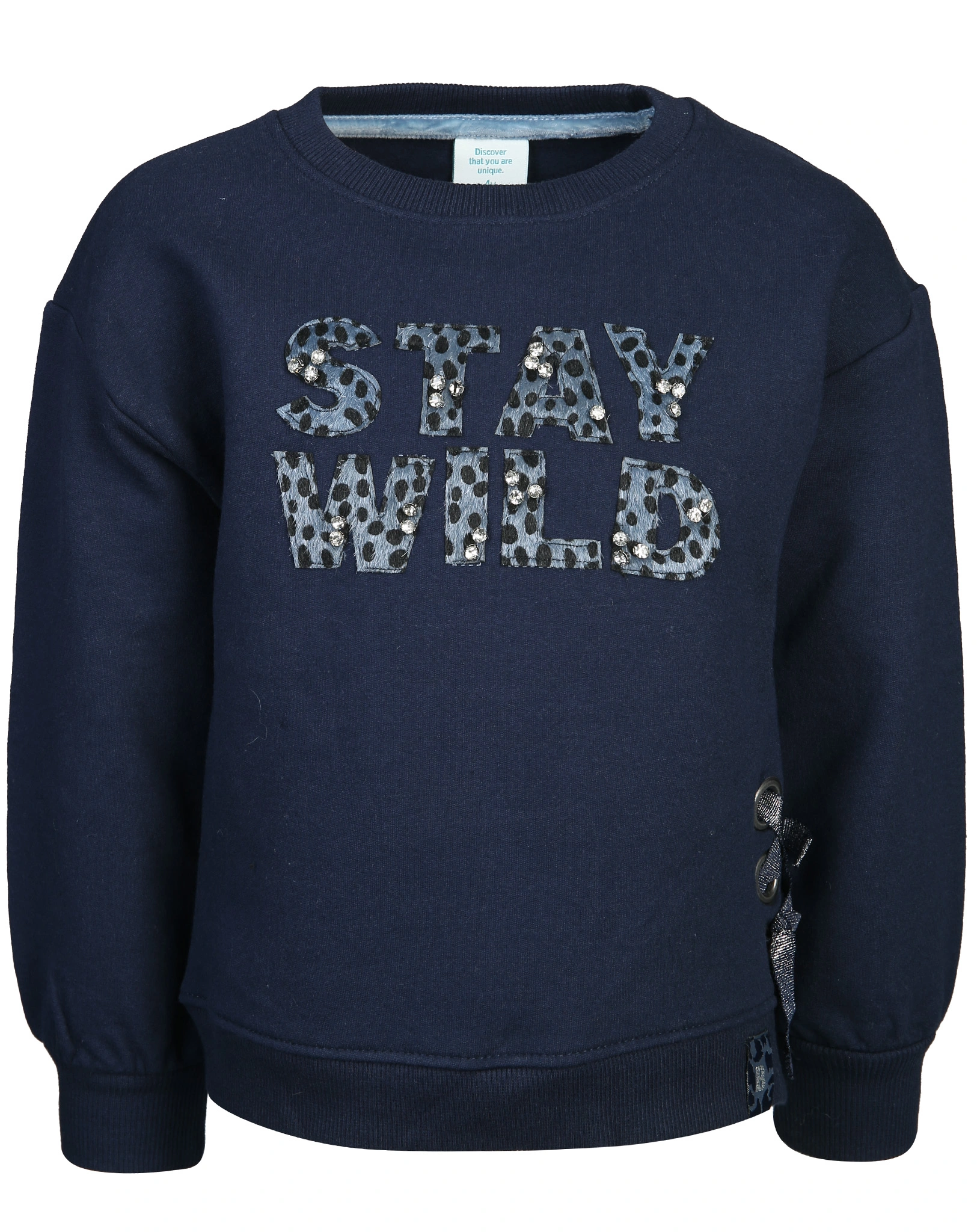 Sweatshirt STAY WILD in marine