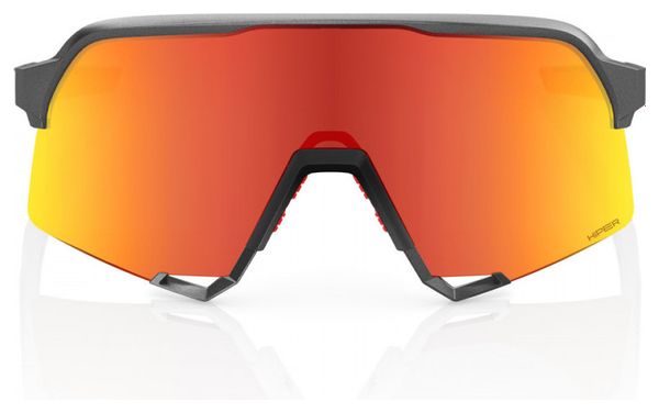 Lunettes 100% S3 Gris - HiPER Mirror Rouge
