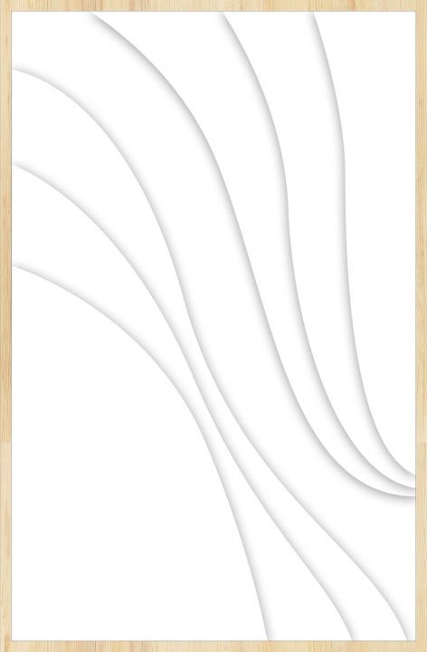 Schilderij Jeu En Ligne (blanke relieflijst)