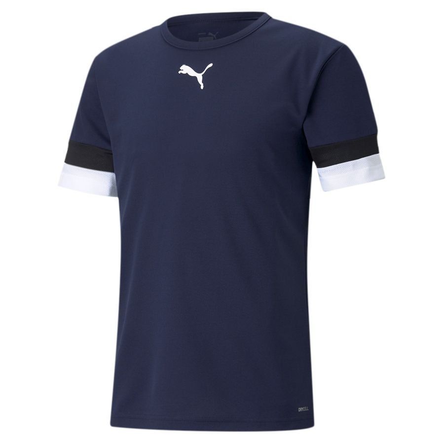 PUMA Maillot teamRISE - Bleu Marine/Noir/Blanc Enfant