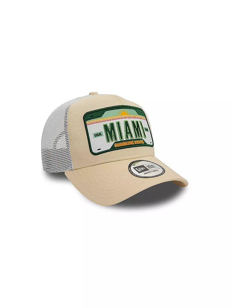 NEW ERA Kappe TRUCKER NY beige
