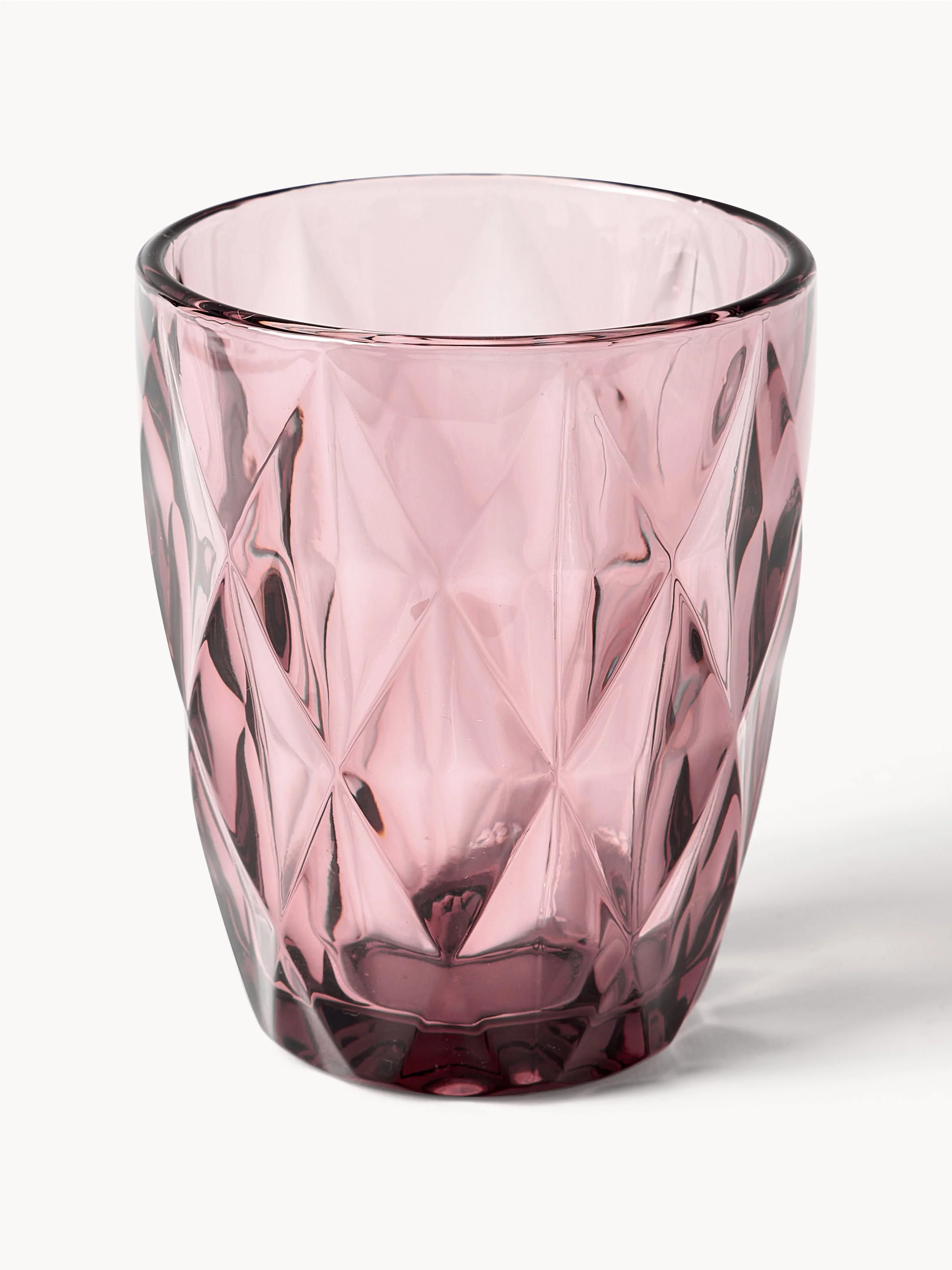 Drinkglazen Colorado met textuurpatroon, 4-delig