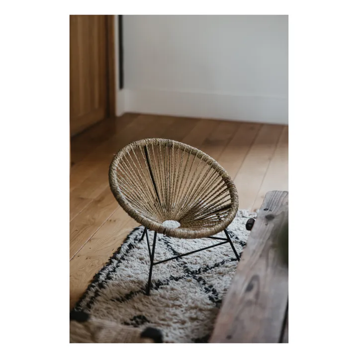 Cosydar Fauteuil pour enfant en métal | Noir