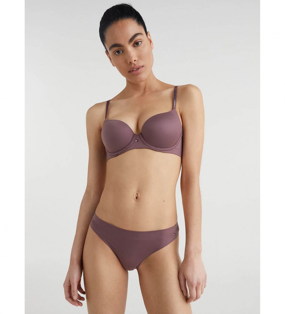 Calcinha fio dental Tommy Hilfiger Ultra Soft lilás