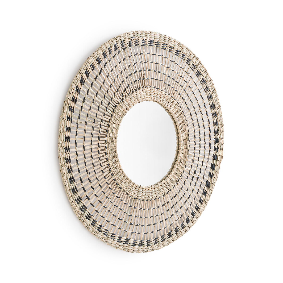 LA REDOUTE INTERIEURS<br>Espelho redondo em herbário Ø50 cm, Macio
