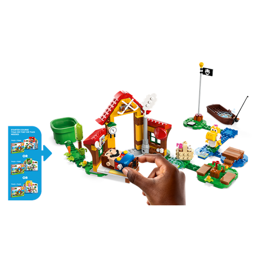 LEGO Super Mario Skovtur Ved Marios Hus – Udvidelsessæt - 71422