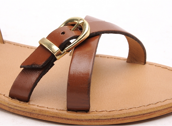 Les tropeziennes nu pieds plats femme hepana f marron