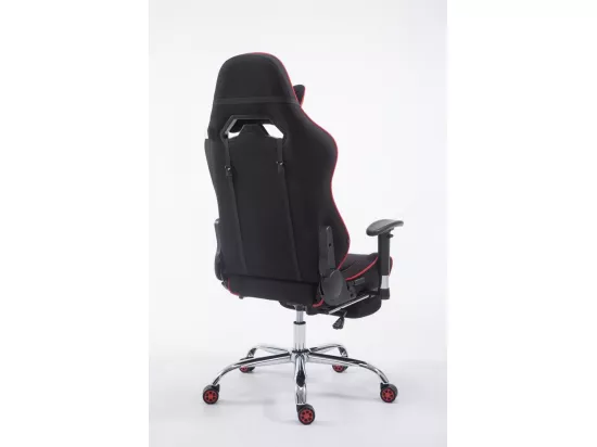Chaise de bureau - Tissu - Noir / Rouge - Limit