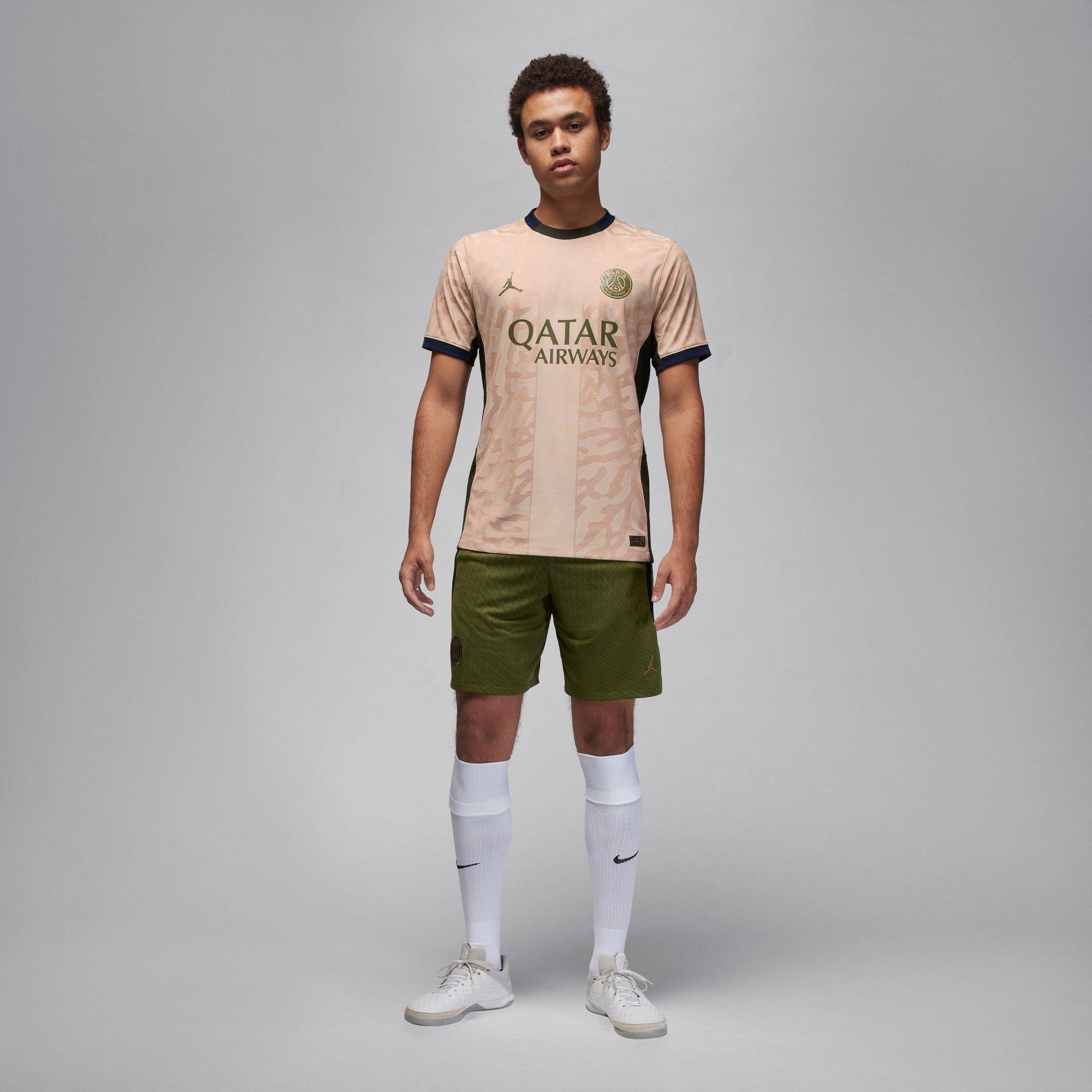 Nike Paris Saint Germain x Jordan Fourth Vapor Match Shirt 2023 2024 Juniors