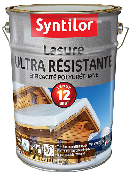 Lasure extérieure Ultra résistante Syntilor ton chêne doré 5L