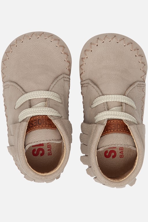 Shoesme Babyschoenen taupe Leer