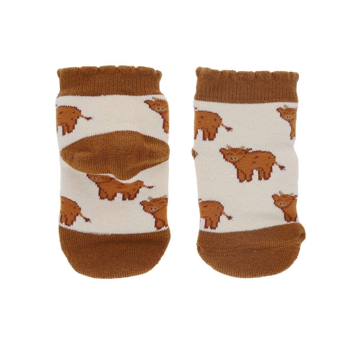 Chaussettes vaches 0-6 mois - Bébé Highland Roodoudou