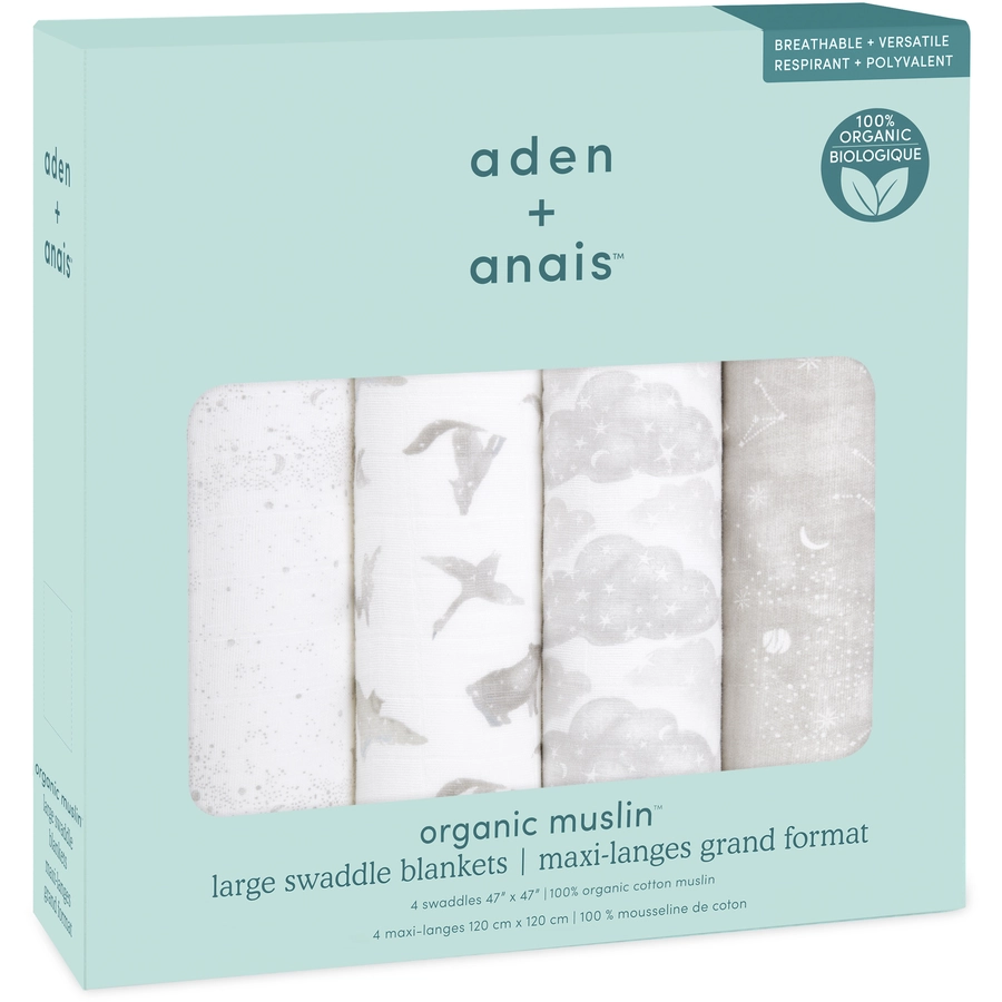 aden + anais™ Pucktücher Map the Stars 4er-Pack