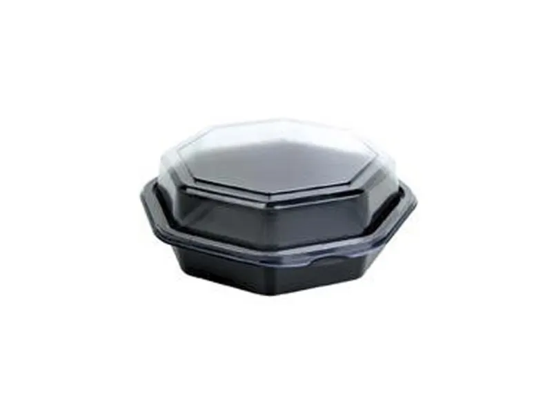 Duni - Madopbevaringsbeholder - 400 ml - engangs - sort (pakke med 405)