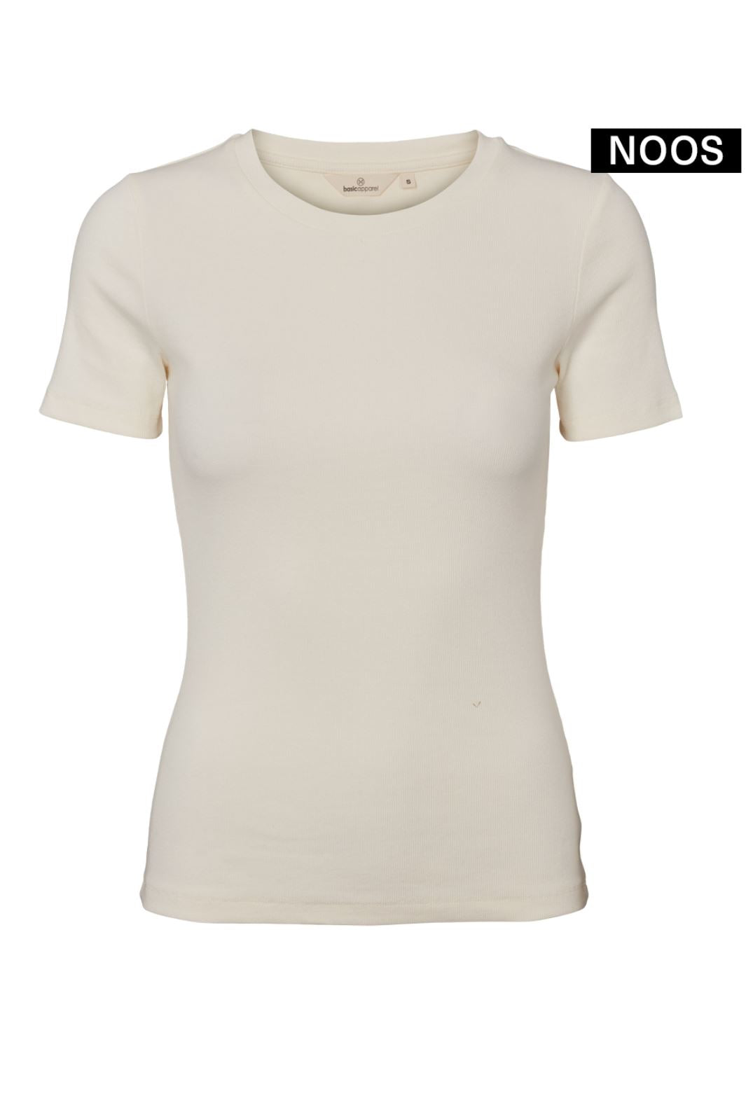 Basic Apparel Ludmilla SS O-Neck GOTS 330 whisper white